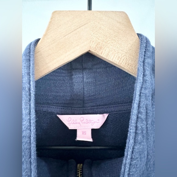 Lilly Pulitzer Half Zip Pullover Navy Size XS - Picture 6 of 7